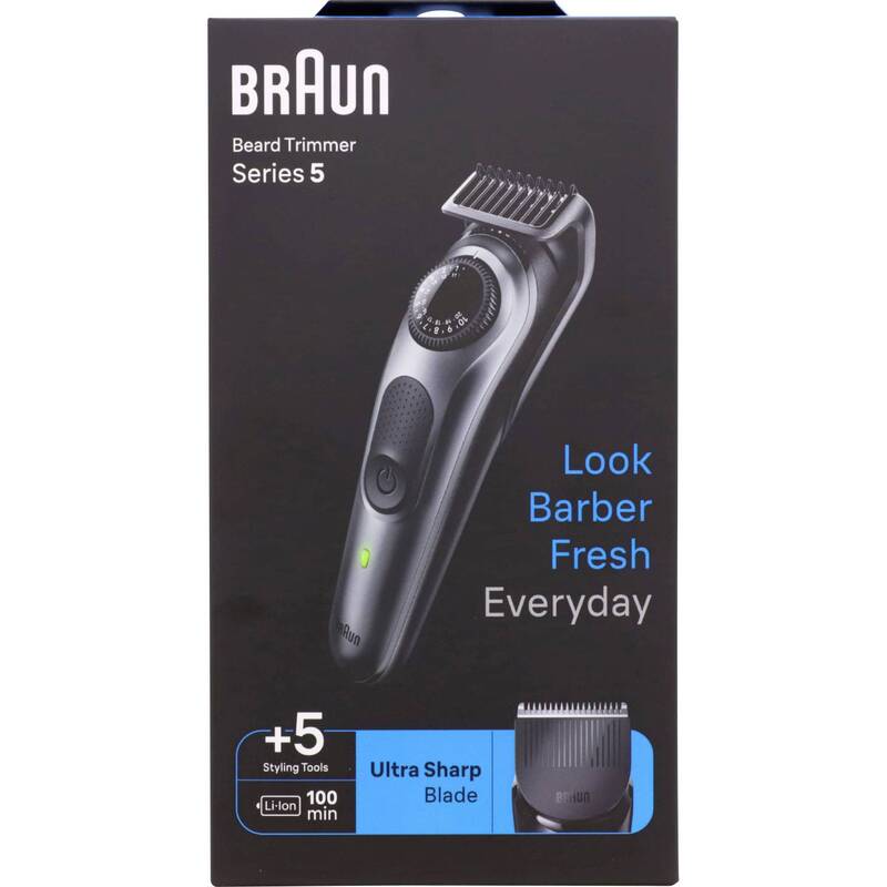 Braun Haarschneider Bartschneider Präzisions Trimmer 100 Minuten Akkulaufzeit - 4210201448198