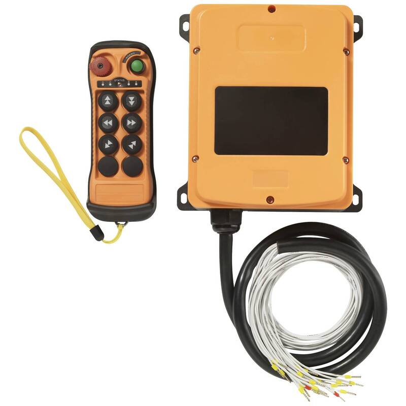 TRU COMPONENTS Funkfernsteuerung 6x2-Kanal TC-11331308 IP65 12-24V Reichweite - 4064161250595