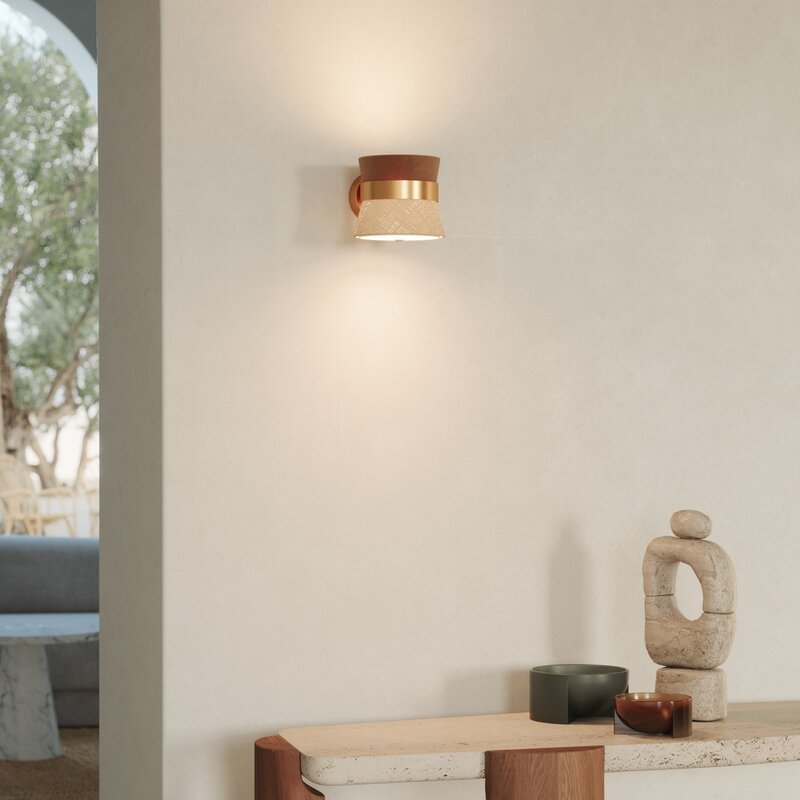 Easy Light Caramelo Wandleuchte Lampe Wandlampe Beleuchtung saguran braun - 8445836025322
