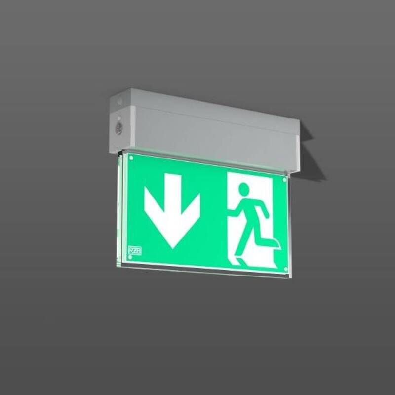 RZB LED-Notleuchte 652217.004 Wandanbau Deckenanbau 24m Erkennungsweite - 4051859331445
