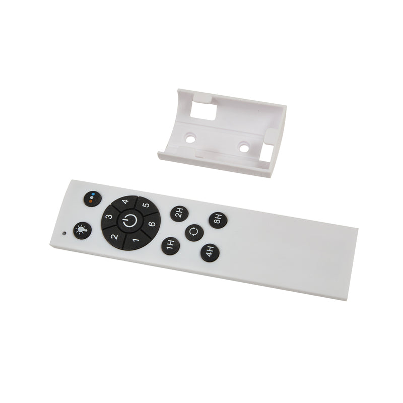 Lucande Deckenventilator Kayu LED Ventilator mit Fernbedienung weiß/holz 132cm - 4251911779943