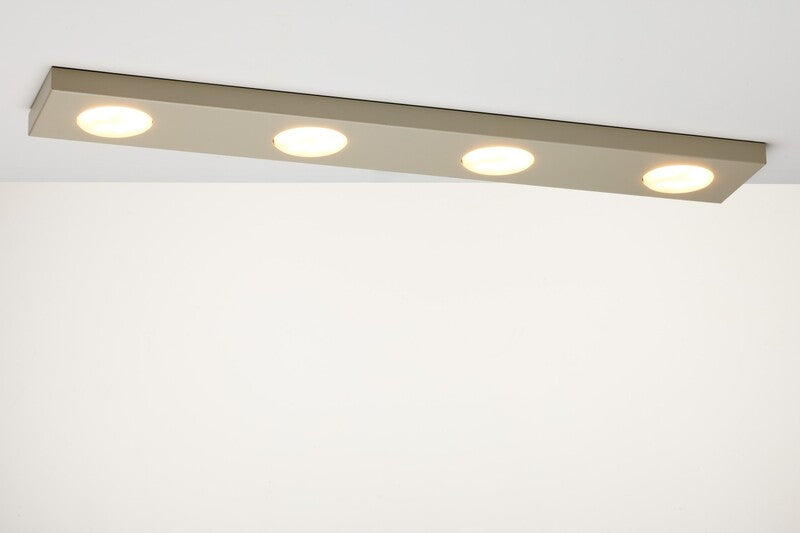 Sigma Deckenlampe Leuchte Deckenleuchte HERO GX53 LED 4-flammig Grau-beige 75 cm - 5907555378408