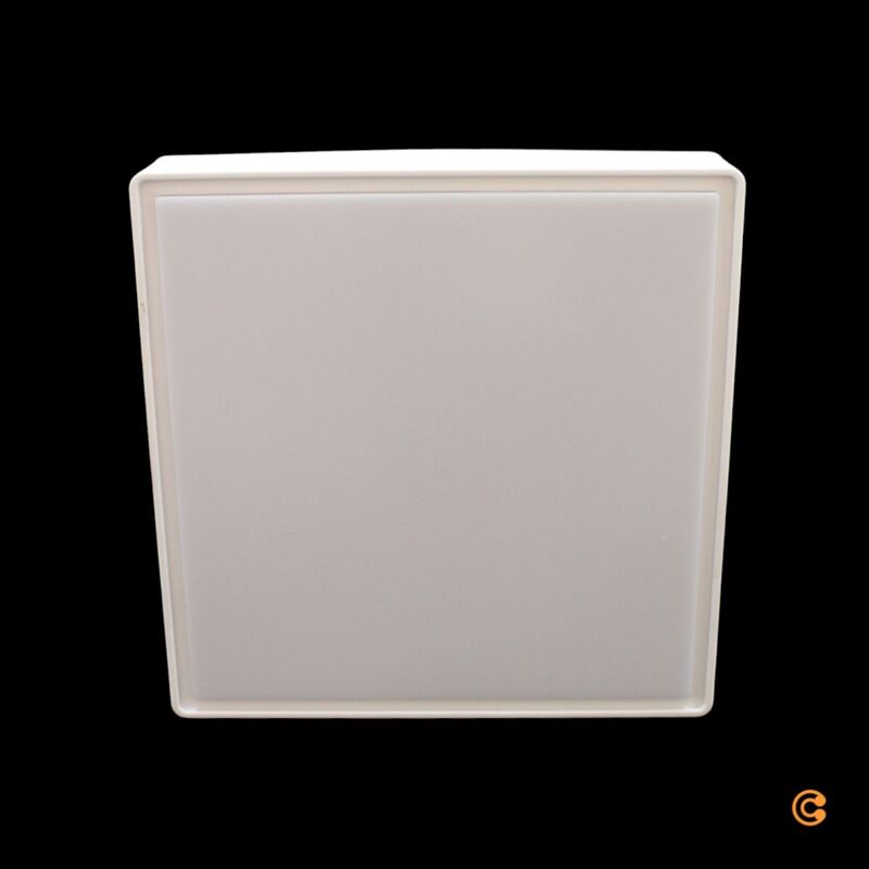 Fabas Luce Oban 3225-65-102 Deckenlampe mit Bewegungsmelder 30x30cm weiß IP65 - 8019282062646