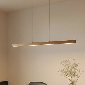 B-Ware Lucande Hängeleuchte LED Pendelleuchte Nihalo dimmbar Holz 122cm warmweiß CCT