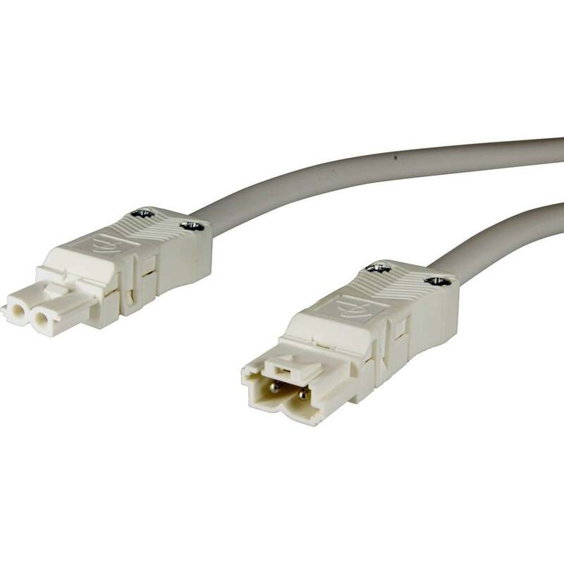 Adels-Contact 14875210 Netz-Anschlusskabel Netz-Stecker Netz-Buchse - 4028012120642
