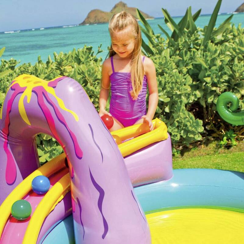 Intex Kinderpool Playcenter Dinoland 290l aufblasbar Spaß für Kinder ab 3 Jahren - 6941057402505