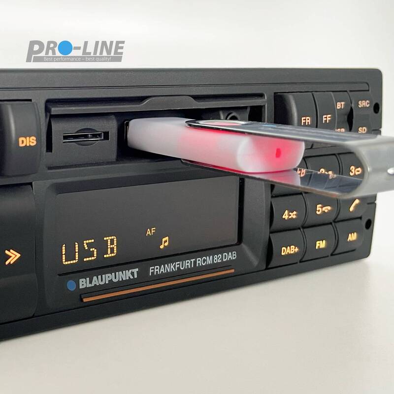 Blaupunkt Frankfurt RCM 82 Autoradio Anschluss Lenkradfernbedienung Bluetooth - 4260499852450