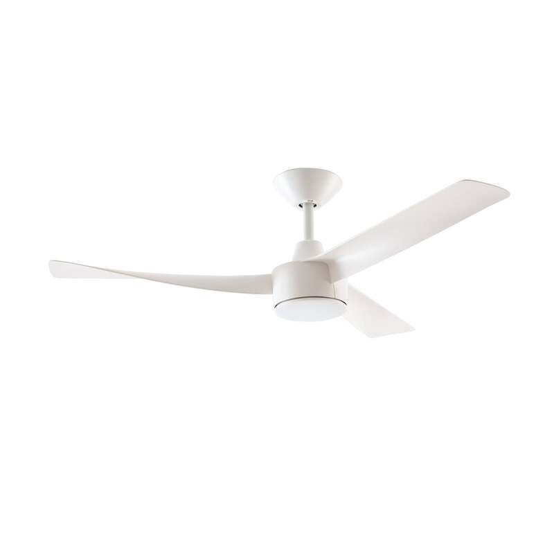 Lucande Deckenventilator Airona LED Ventilator dimmbar leise weiß 95x95cm - 4255830911774
