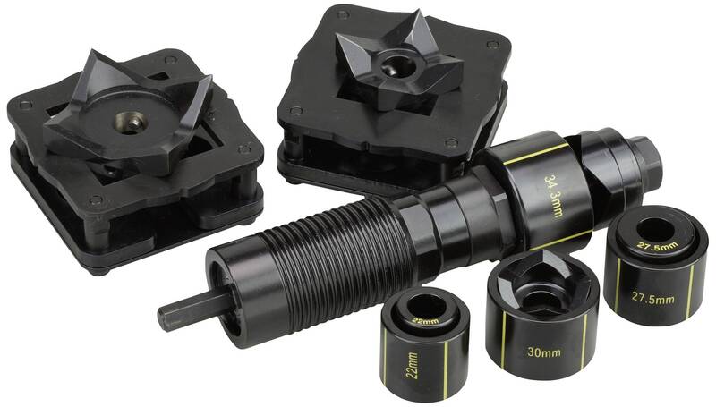 TOOLCRAFT TO-9610284 Stanzeinsätze Stanzformen Rundes Loch Quadratisch 22-45mm - 4064161325590