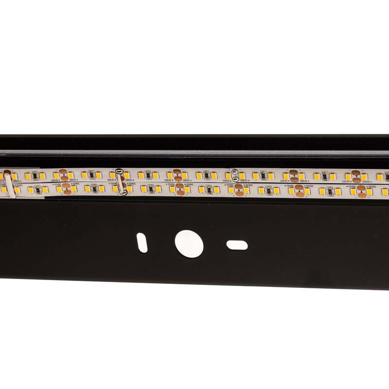 LED Wandleuchte Mera schwarz 120cm 28W 4000K Lampe Leuchte Wandlampe IP20 - 5903148515236
