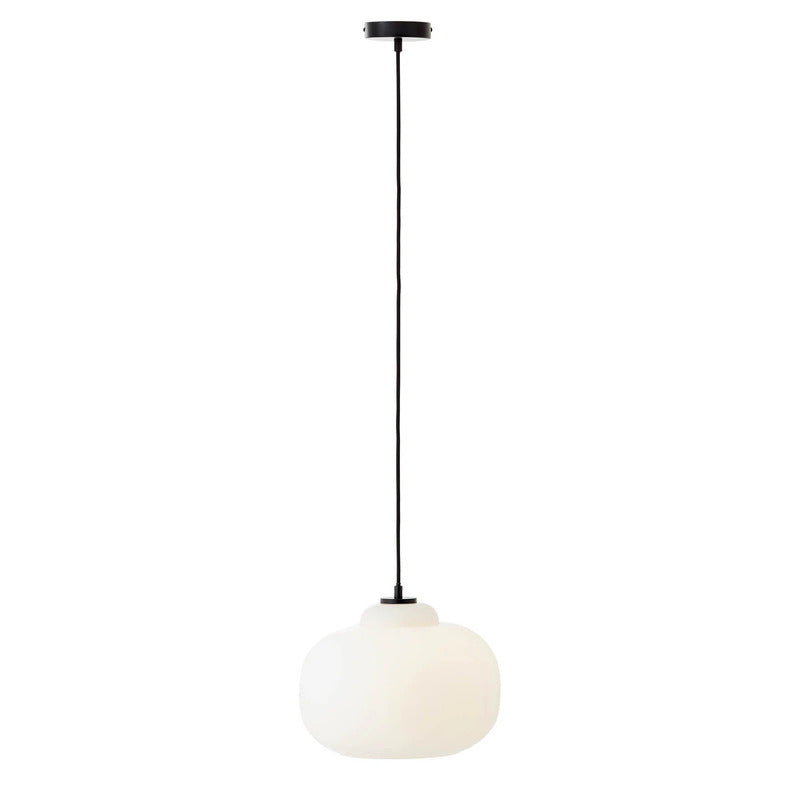 Brilliant Pendelleuchte Hängelampe Glas Blop Lampe weiß Wohnzimmer Esszimmer - 4004353413322