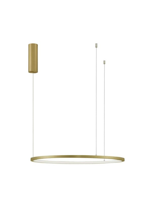 Nova Luce Pendelleuchte Hängeleuchte TARQUIN LED Messing Warmweiß dimmbar 60 cm - 5212017438270