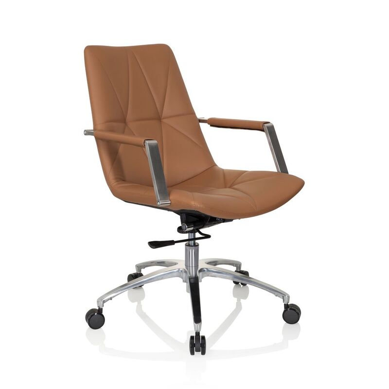 hjh OFFICE SARANTO II Home Office Bürostuhl Camel Schreibtischstuhl Stuhl Sessel - 4251084675998