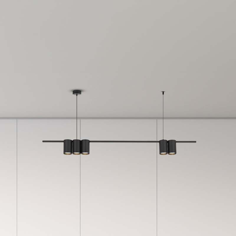 Genesis Hängeleuchte Pendelleuchte Lampe schwarz Aluminium Wohnzimmer 100 cm - 5902693803676