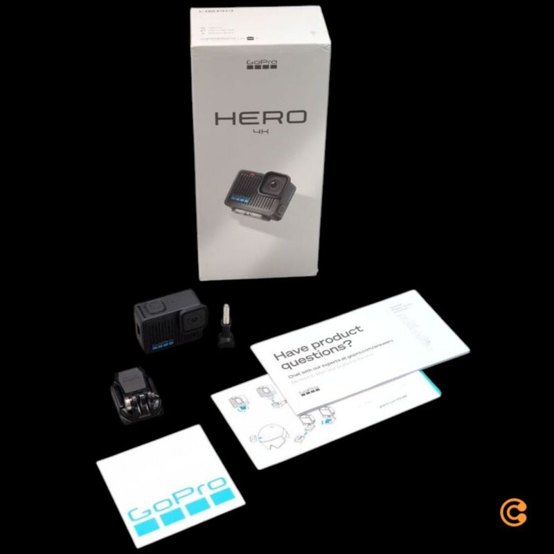 GoPro HERO Action Cam Kamera 4K UHD Schwarz Befestigungsösen Wasserdicht Akku - 0810116381869