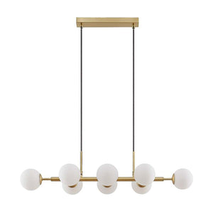 B-Ware Lindby Kiamo Hängeleuchte Pendelleuchte Deckenlampe Leuchte Glasschirme opal838