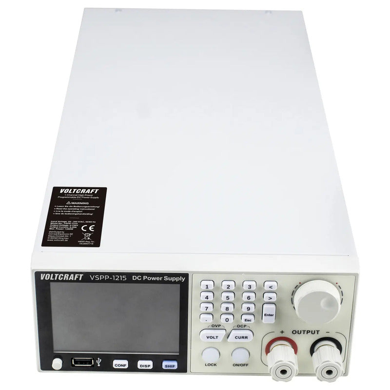 Voltcraft Labornetzgerät VSPP-1215 einstellbar 0-150V 20A 1200W USB LAN - 4064161479163