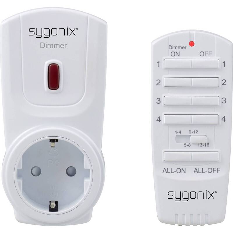 Sygonix Dimmer-Set RSL Zwischenstecker 300W Funksteuerung Alexa 70m Reichweite - 4053199570058
