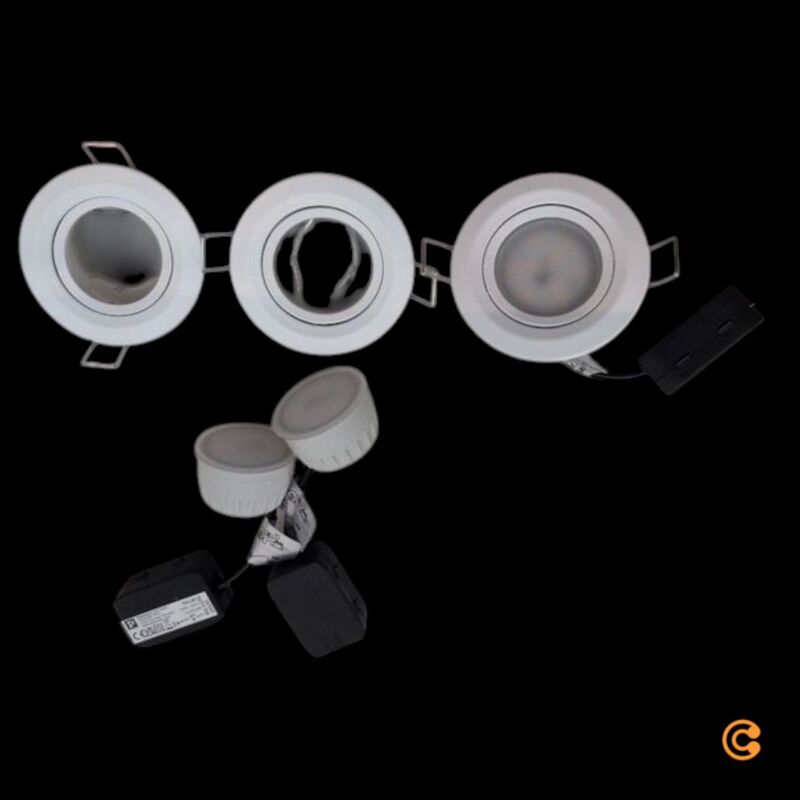 Paulmann Einbaustrahler Nova Coin LED Spot dimmbar warmweiß 3er Set weiß matt - 4000870934852