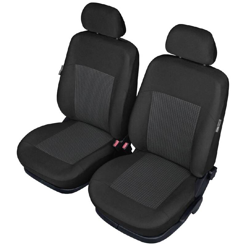 HP Autozubehör 22200 Sitzschoner Polyester Schwarz Fahrersitz Beifahrersitz S799 - 4007928222008