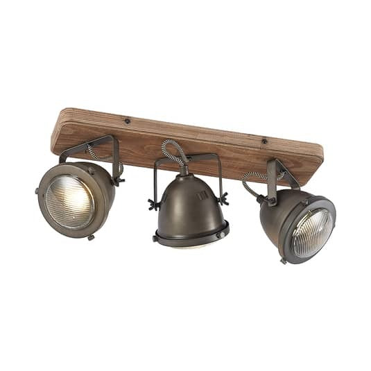 Lindby Deckenlampe Deckenleuchte Farovi LED Strahler dimmbar schwarz 44cm 3-flg - 4251096596120
