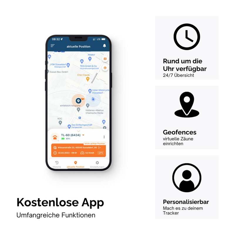 trackilive EverFind GPS Tracker ohne Abo 4G LTE-M IP68 bis 6 Jahre Akku - 4260177670758