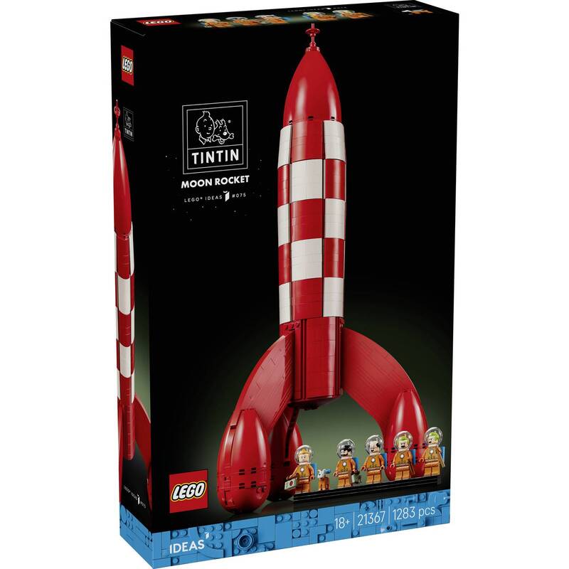 LEGO Ideen 21367 Mondrakete Tim und Struppi Konstruktionsspielzeug Bausteine - 5702018066294