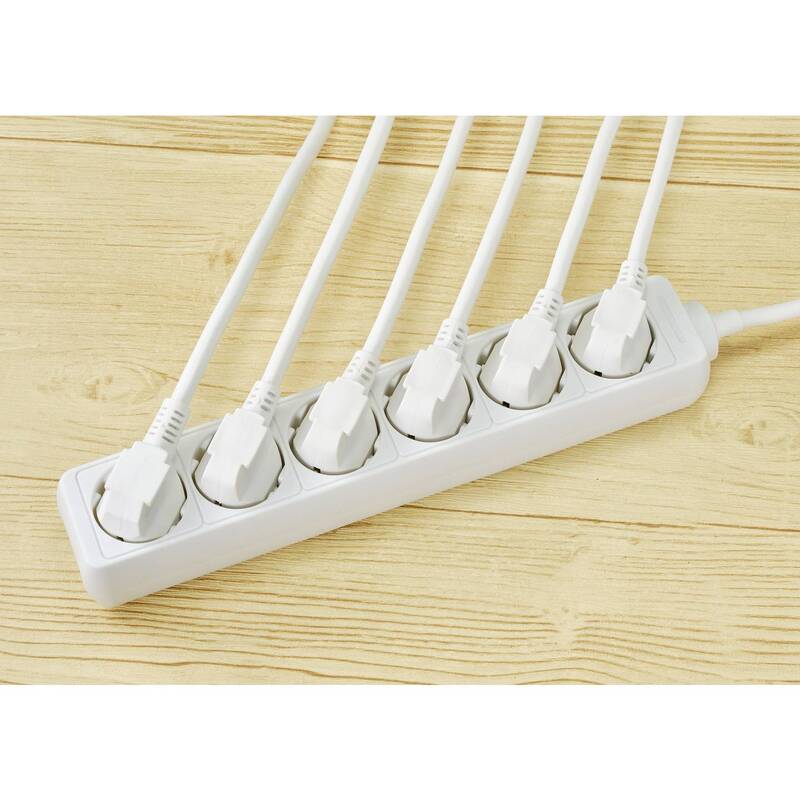Sygonix SY-4891000 Steckdosenleiste Mehrfachsteckdose Schutzkontakt 4 Stück - 4064161192468