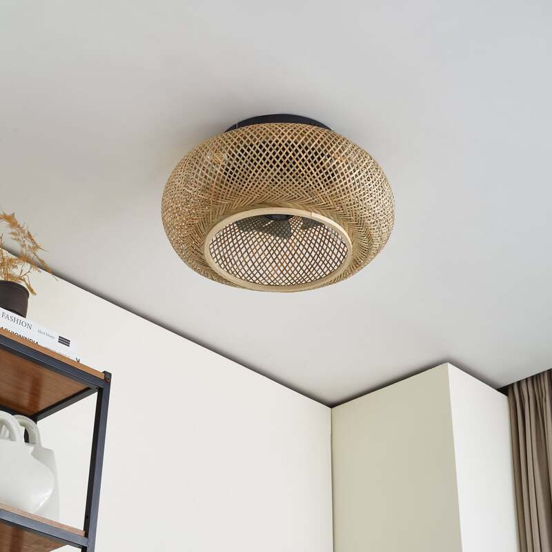 Lucande Deckenventilator Ventilator Lampe Licht Schwarz 53cm SIEHE TEXT/FOTO - 4251911799415