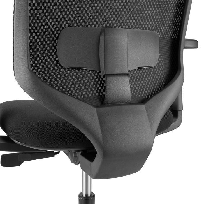 HJH OFFICE Bürostuhl Drehstuhl Schreibtischstuhl Delvia Schwarz Armlehnen - 4064323130628