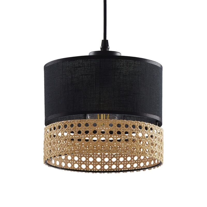 TK Lighting Hängelampe Pendelleuchte PAGLIA Lampe Innen Beige Schwarz Modern - 5901780565442