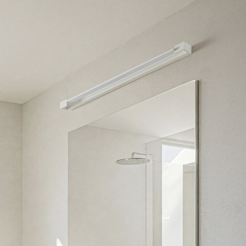 Arcchio Wandleuchte Wandlampe LED Jora weiß IP44 Feuchtraum Badleuchte 90 cm - 4251096591705