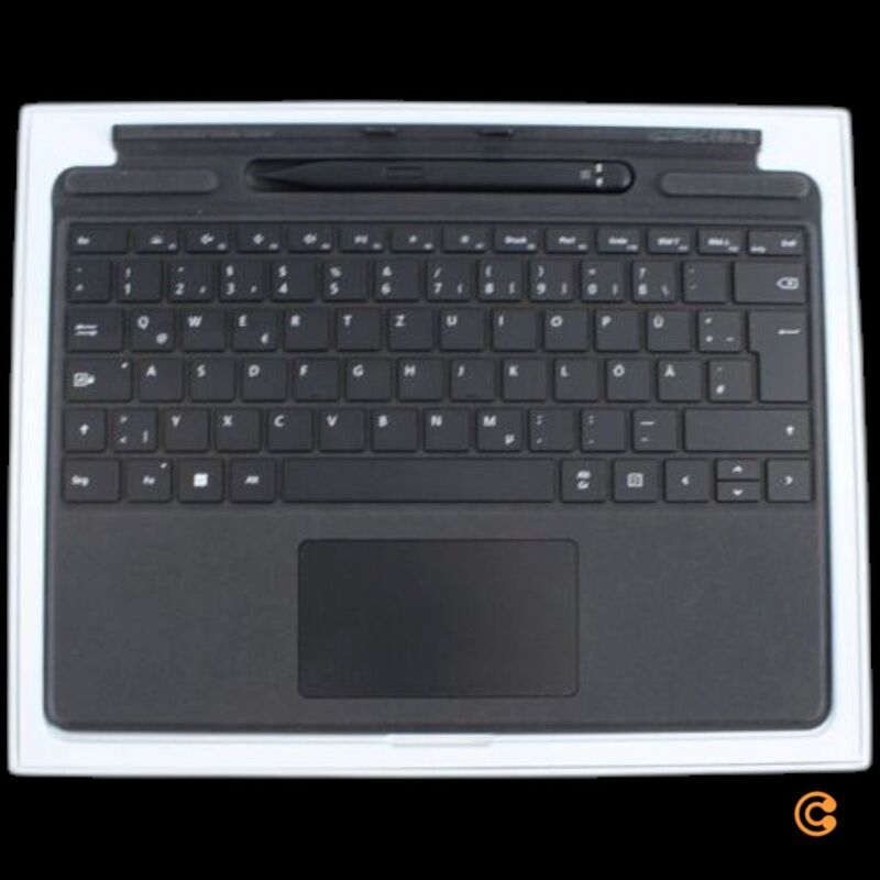 Microsoft Surface Pro 8/9/10/11 Tastatur Keyboard Signature Slim Pen 2 Schwarz - 0196388356287