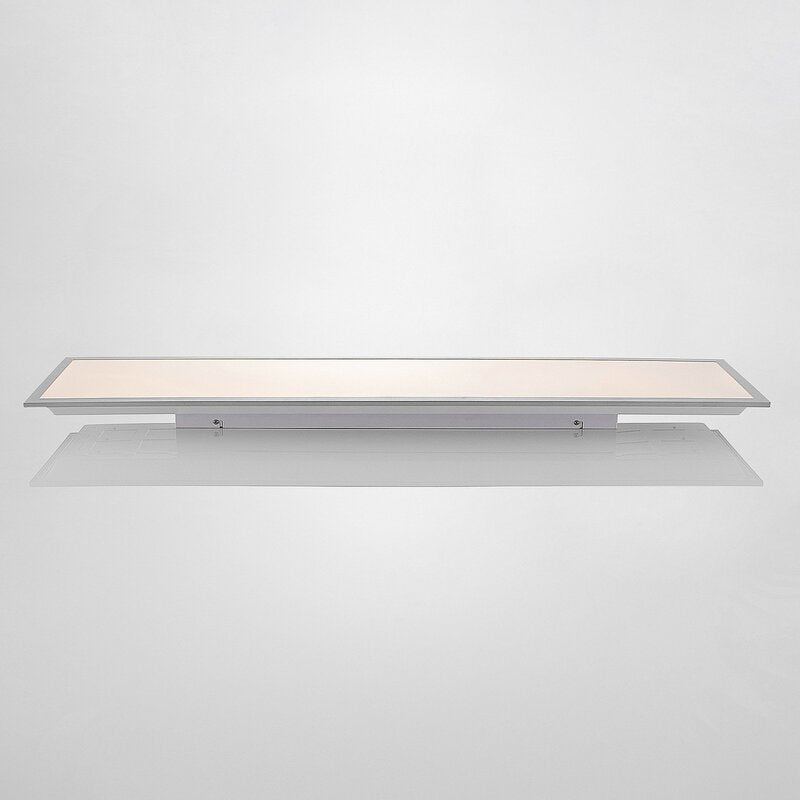 Lindby Stenley LED-Panel Deckenlampe Deckenlampe Lampe 119 x 29 cm weiß silber - 4251096571479