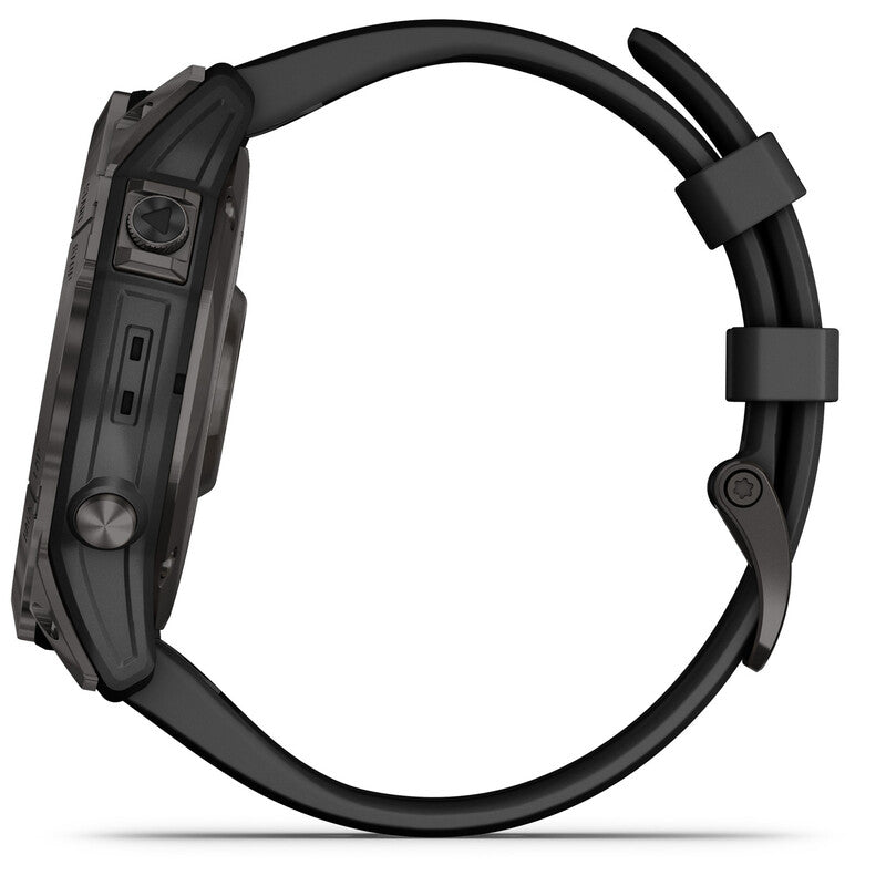 Garmin Uhr Smartwatch GPS Sportuhr Fenix 7X Sapphire Solar Carbon Grey Onesize - 0753759278236