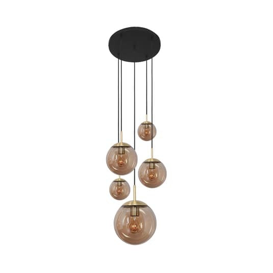 Steinhauer Glas-Hängeleuchte Bollique Hängelampe Deckenlampe Lampe Leuchte 5 568 - 8712746166439