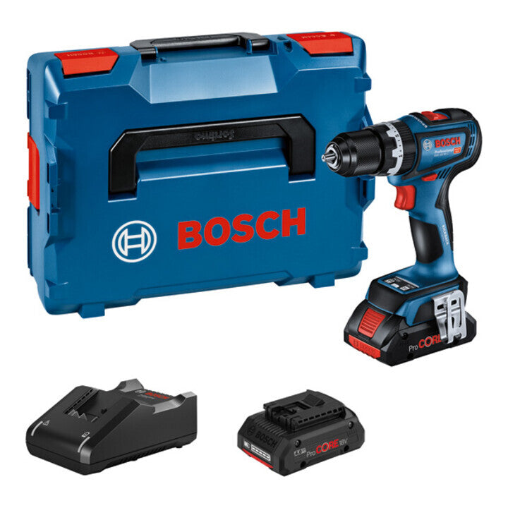 Bosch Akku-Schlagbohrschrauber GSB 18V-90 C Bohrschrauber 2 Akkus ProCORE18V 4Ah - 4059952617343