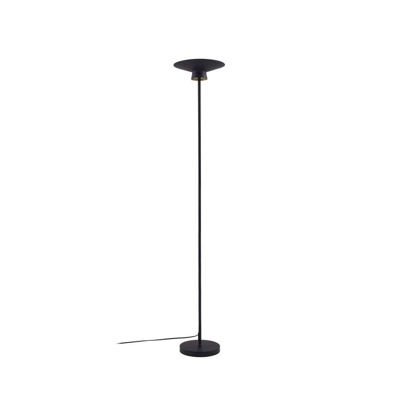 Lindby Stehleuchte Stehlampe LED schwarz Metall Wohnzimmer Esszimmer Norvind - 4251911791778