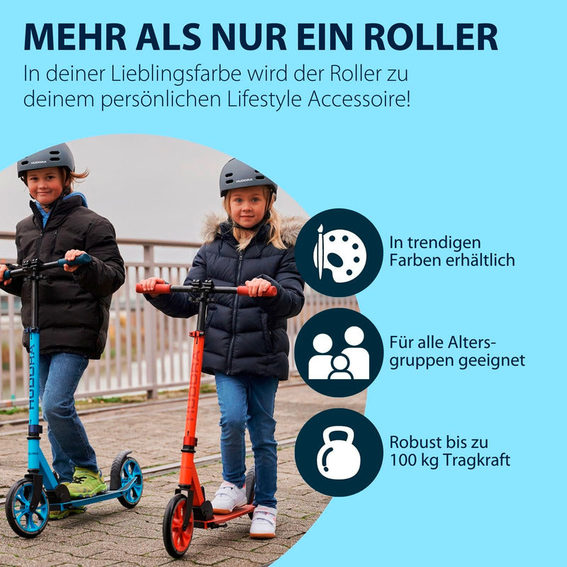 HUDORA Scooter UP 200 blau höhenverstellbar für Kinder ab 4 Jahren 100 kg - 4005998144510