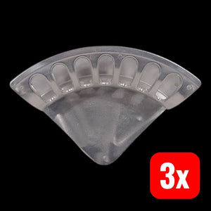 3x B-Ware MaKeDO Wandschlauchhalter Schlauchhalter Form A Alu Größe 1 Wandhalter 188x70 mm