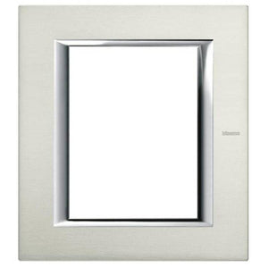 B-Ware Legrand Rahmen Abdeckung Axolute Aluminium Metall Serie 1 St Rahmen Synonym