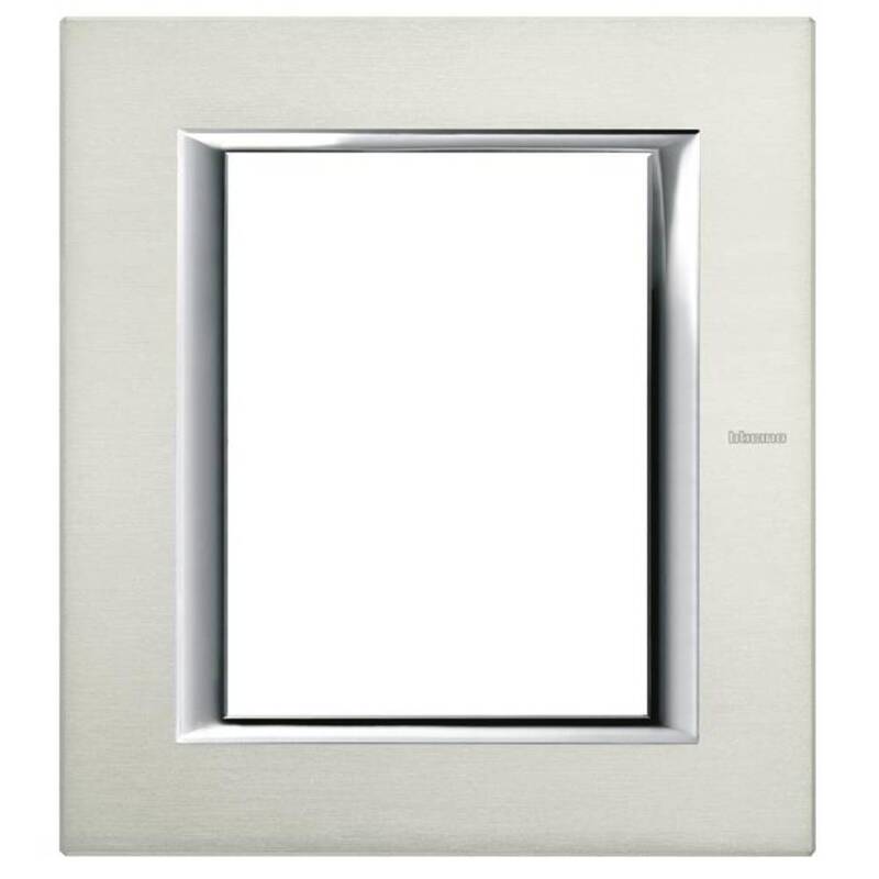 Legrand Rahmen Abdeckung Axolute Aluminium Metall Serie 1 St Rahmen Synonym - 8012199761336