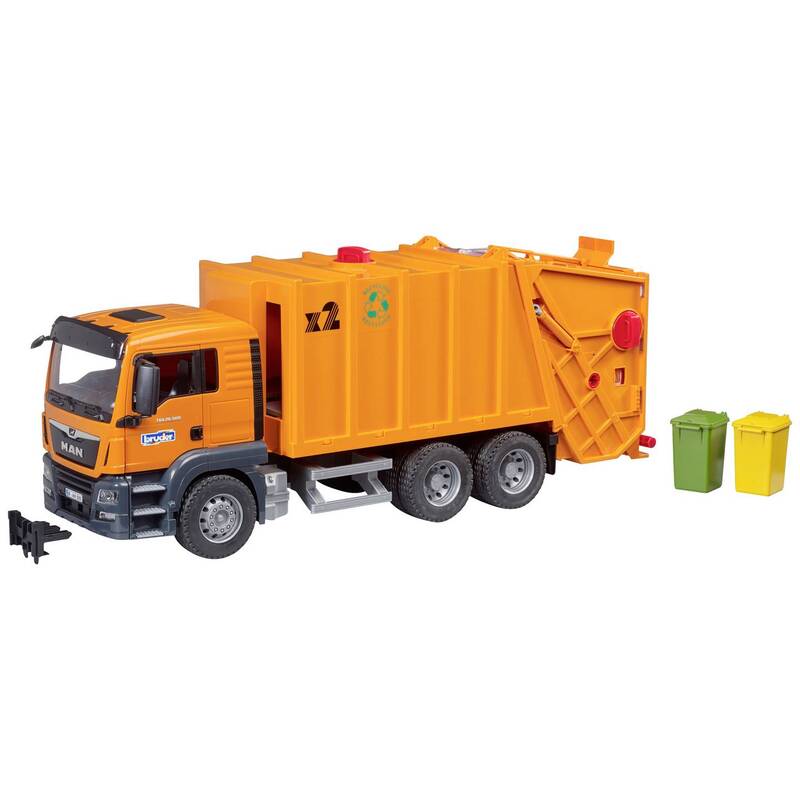 Bruder MAN TGS Müll-LKW Modell Nutzfahrzeug Fertigmodell 1:16 für Kinder ab 4 - 4001702037604