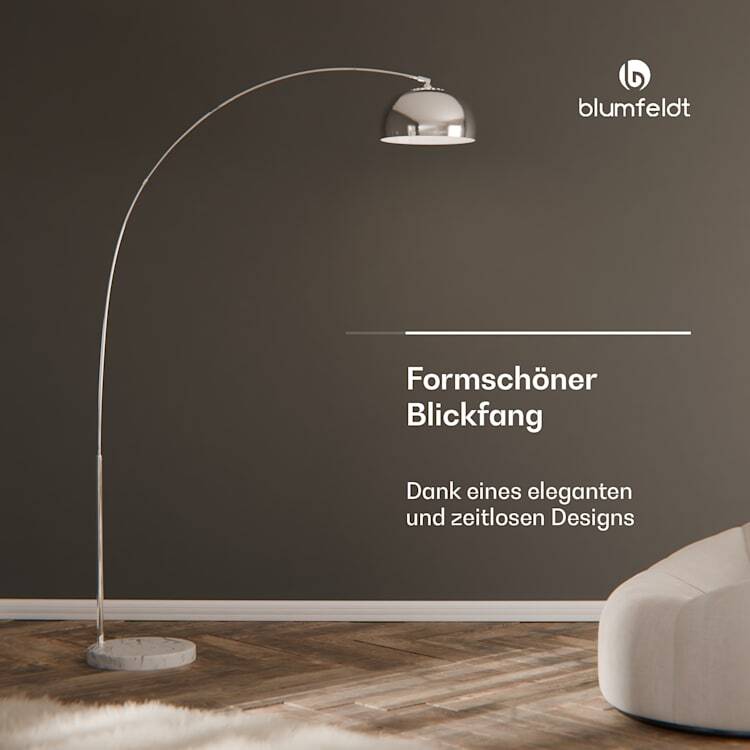 Besoa Nael Bogenlampe Stehleuchte Leuchte Led Lampe E27 SIEHE TEXT/FOTOS - 4060656223150