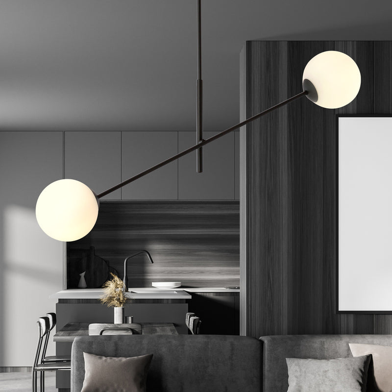 Deckenlampe Linear schwarz/opal Deckenleuchte Lampe Leuchte SIEHE TEXT/FOTO - 5901738923577