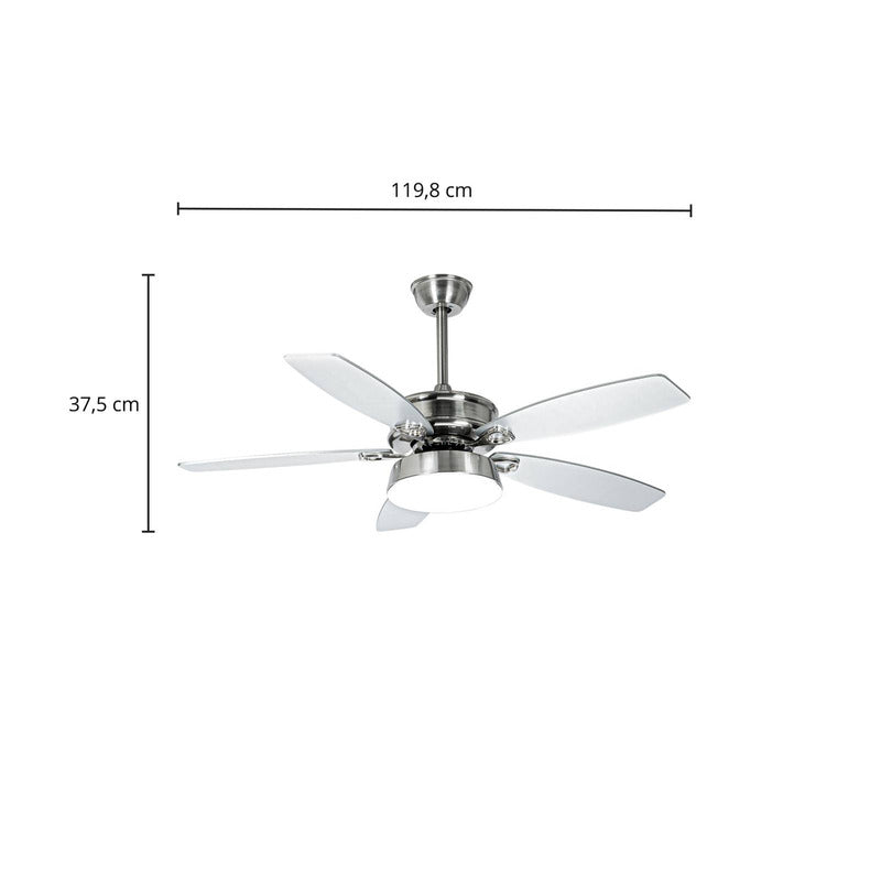 Starluna Kuvio LED-Deckenventilator Ventilator Raumventilator Lüfter CCT nickel - 4251911746327
