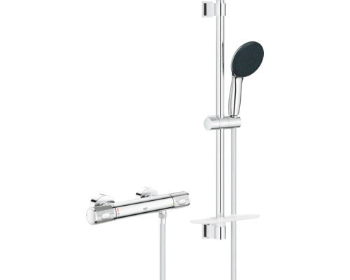 Grohe Duscharmatur Brausegarnitur Precision Feel Thermostat chrom 3-fach - 4005176766596