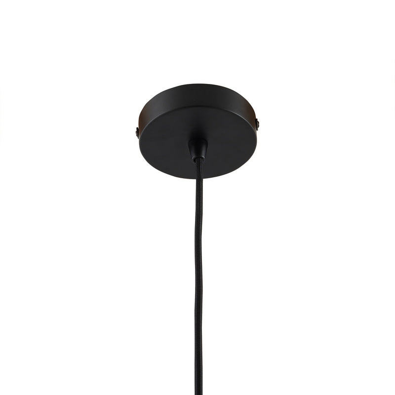 Lindby Hängeleuchte Laylan LED Pendelleuchte Lampe dimmbar schwarz Ø46cm 80cm - 4251911793161