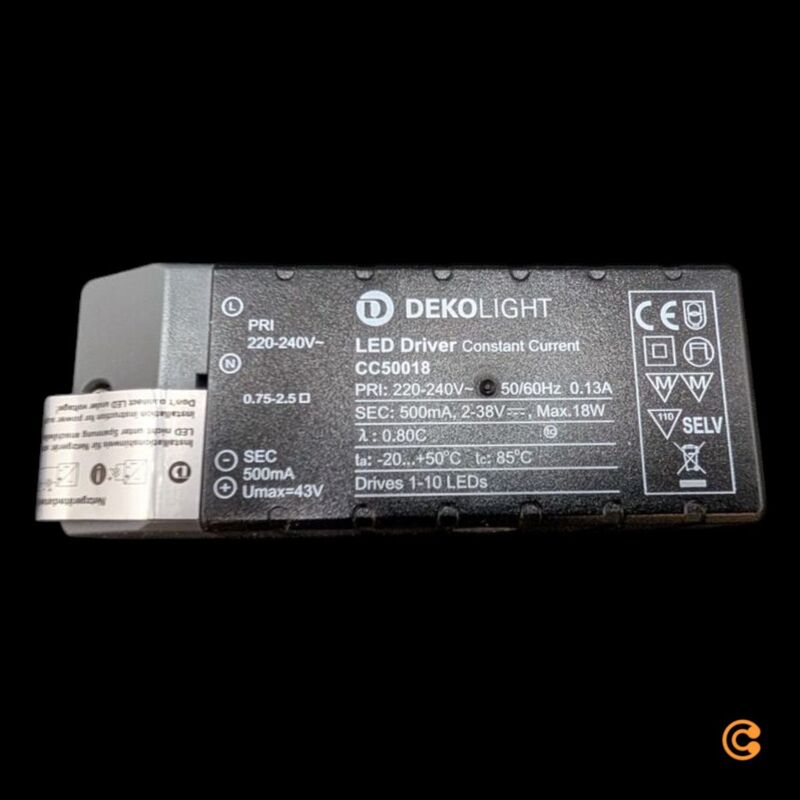 Deko Light DL LED-Netzgerät Netzteil LED-Netzteil BASIC CC 18W 2-38V DC 5 - 4042943195760