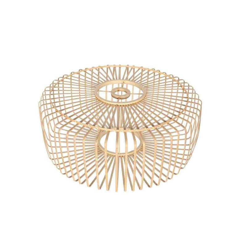 Steinhauer Deckenleuchte Bloeba LED Lampe Hängelampe dimmbar Holz natur Ø40cm - 0000010044180